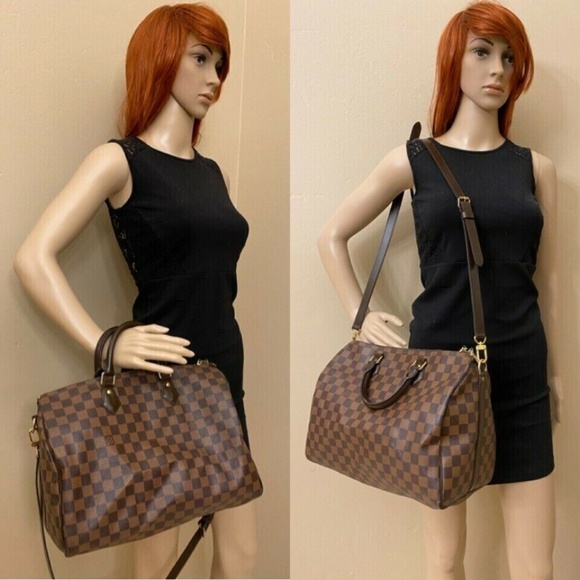 Speedy 35 Banduoulier Damier Ebene Bag (SP4103) - Picture 12 of 12